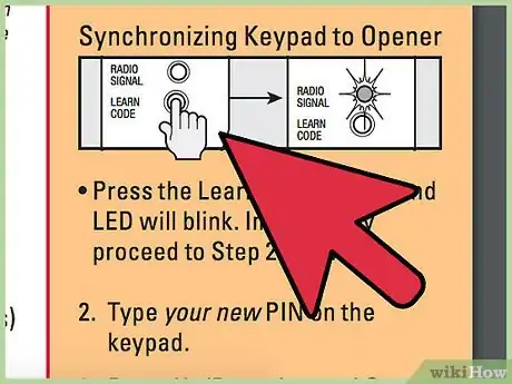 Image titled Reset and Program Genie Wireless Keypad Remote Pin Step 4