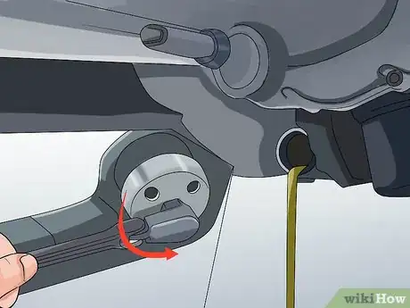 Image titled Change the Oil and Oil Filter on a Motorcycle Step 3