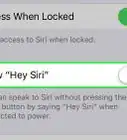 Disable Siri