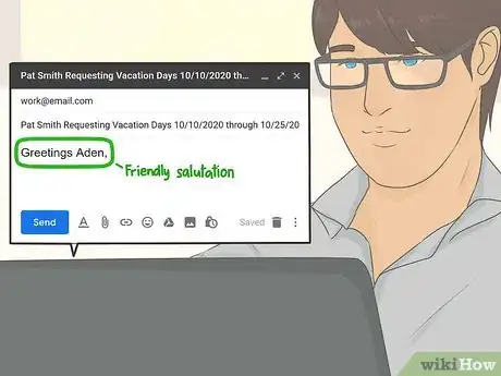 Image titled Request Time Off from Work by Email Step 6