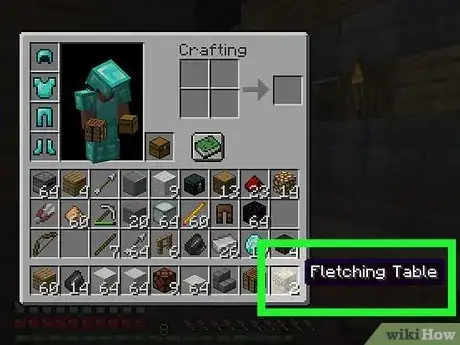 Image titled Make a Fletching Table in Minecraft Step 1