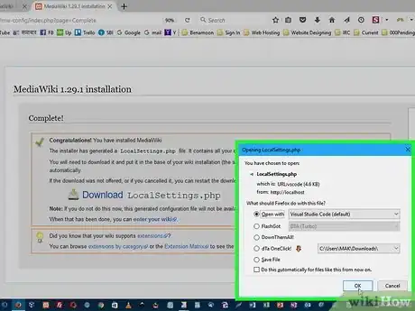 Image titled Install MediaWiki Step 9
