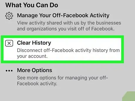 Image titled Clear Off Facebook Activity Step 6