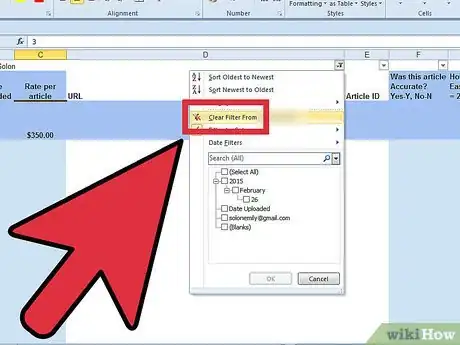 Image titled Add a Filter in Excel 2007 Step 7