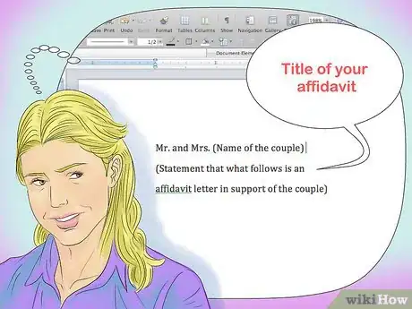 Image titled Write an Affidavit Letter for Immigration Step 4