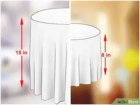 Image titled Choose a Tablecloth Size Step 1