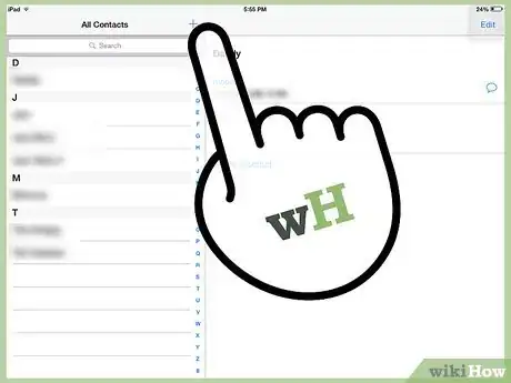 Image titled Add Contacts to an iPad Step 2