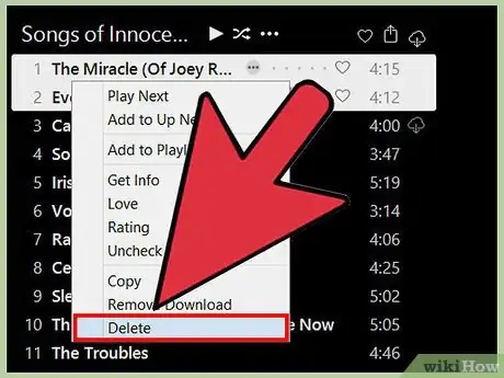 Image titled Delete Songs from iTunes Step 6