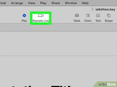 Image titled Share Keynote Presentations Online Step 7