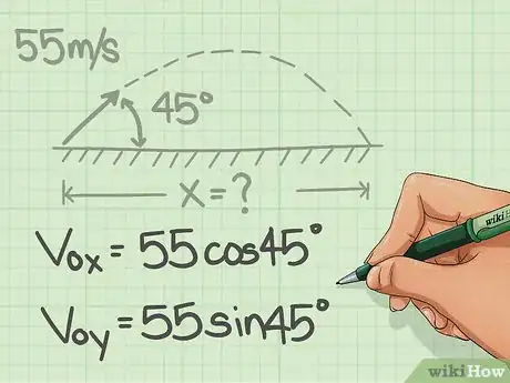 Image titled Solve a Projectile Motion Problem Step 9