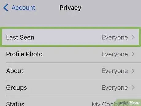 Image titled Change Who Can See Your Last Seen On WhatsApp Step 5
