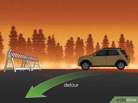 Image titled Survive a Wildfire While Trapped in a Vehicle Step 10