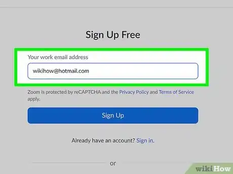 Image titled Create a Zoom Account Step 3