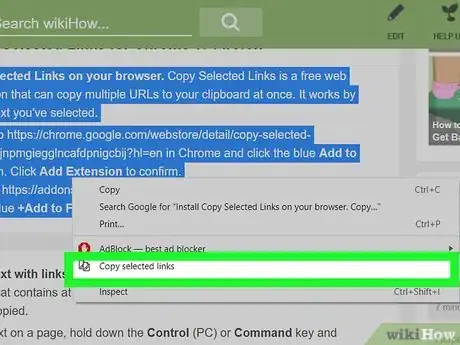 Image titled Copy Multiple Links at Once Step 4