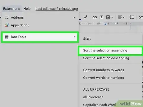 Image titled Alphabetize in Google Docs Step 11