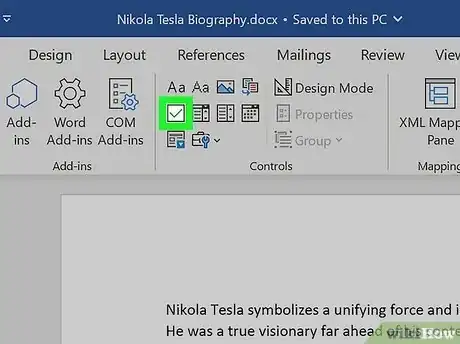 Image titled Add a Check Mark to a Word Document Step 35