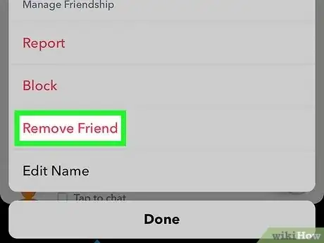 Image titled Remove Best Friends on Snapchat Step 5