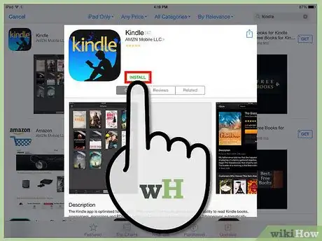 Image titled Download Kindle Books on an iPad Step 3