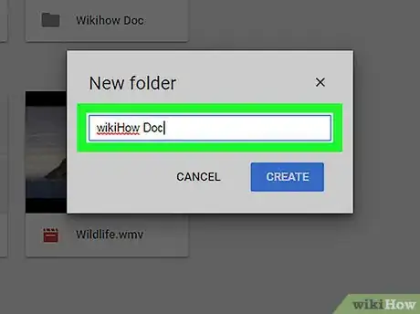 Image titled Create Folders in Google Drive on a PC or Mac Step 4