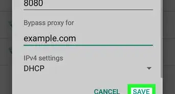 Change Proxy Settings