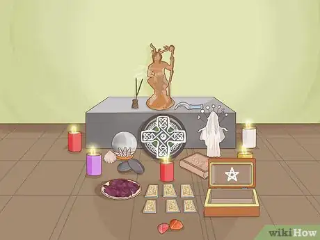 Image titled Set up a Simple Pagan or Wiccan Altar Step 8