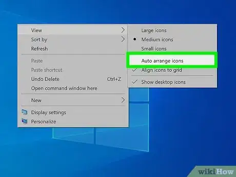 Image titled Arrange Desktop Icons Horizontally Step 2