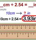 Convert Centimeters to Inches