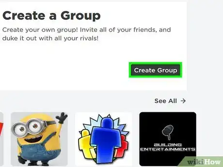 Image titled Make a Group on ROBLOX Step 3