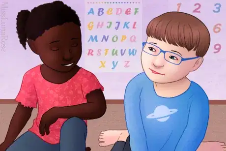 Image titled Child Talks to Friend with Down Syndrome.png