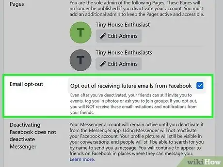 Image titled Deactivate a Facebook Account Step 22