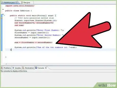 Image titled Find the Sum of Two Numbers in Java Step 2