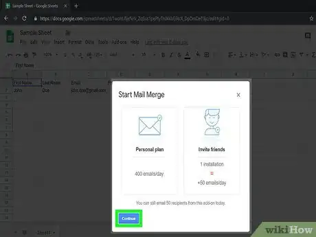 Image titled Create a Mailing List from a Google Docs Spreadsheet Step 29