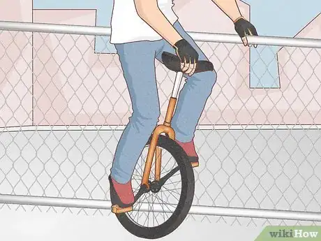 Image titled Ride and Mount a Unicycle Step 8