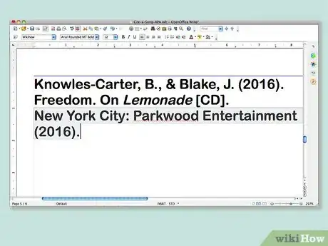 Image titled Cite a Song Step 11