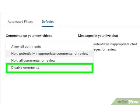 Image titled Disable Comments on Videos on YouTube Step 5