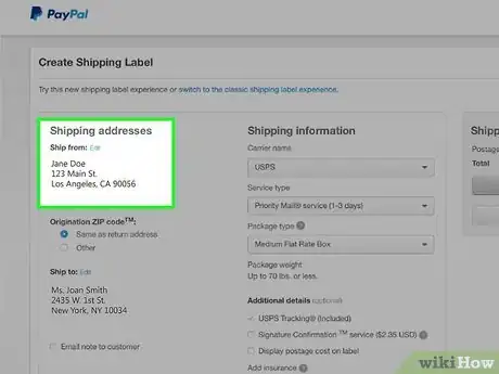 Image titled Print Shipping Labels from PayPal Step 13