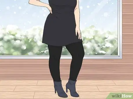 Image titled Wear a Little Black Dress in Winter Step 3