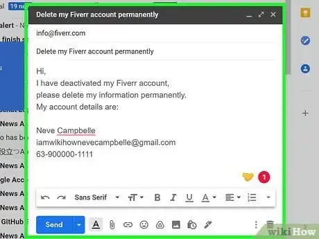 Image titled Delete Fiverr Account Step 7