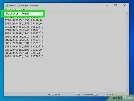 Image titled Import Xyz Coordinates from Excel to AutoCAD Step 5