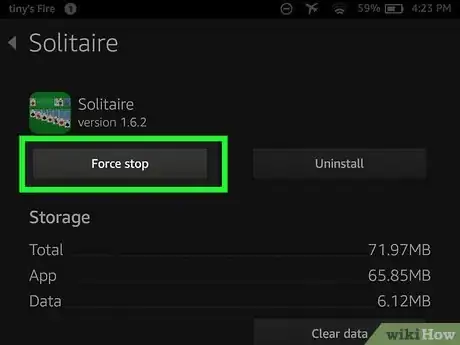 Image titled Close Apps on the Kindle Fire HD Step 4