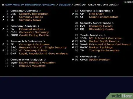 Image titled Extract Fundamental Data on a Bloomberg Terminal Step 3