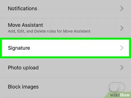 Image titled Add a Signature to Yahoo Mail Step 11