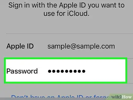 Image titled Sign in to Your Apple ID Account on an iPhone Step 7