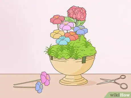 Image titled Arrange Silk Flowers Step 11