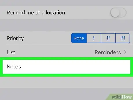 Image titled Set a Reminder on an iPhone Step 10