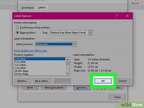 Image titled Create Labels in Microsoft Word Step 14