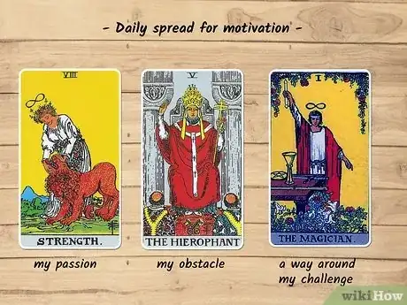 Image titled Daily Tarot Spread Step 3