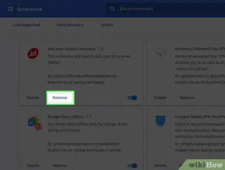 Image titled Remove the Ask Toolbar from Chrome Step 3