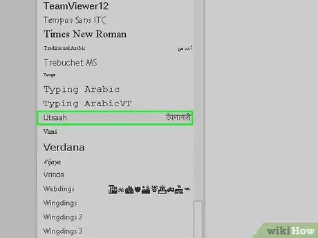 Image titled Write in Hindi in Microsoft Word Step 8