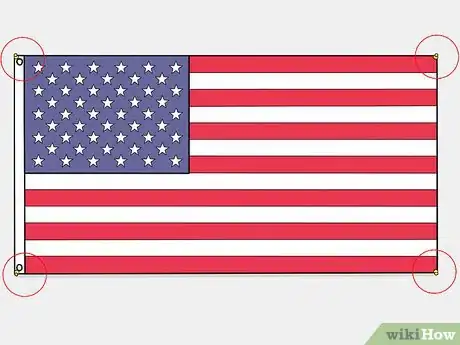 Image titled Hang the American Flag on a Wall Step 10